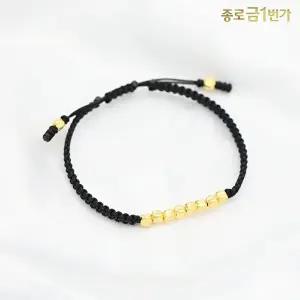 [종로금1번가]순금 팔찌 사각볼 매듭 1.875g