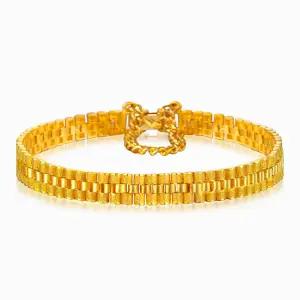 [한국금다이아몬드] 순금 팔찌 금 렉스 시계 체인 24K 26.25g 18K장식