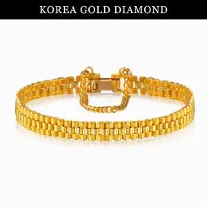 [한국금다이아몬드] 순금 팔찌 금 렉스 시계 체인 24K 18.75g