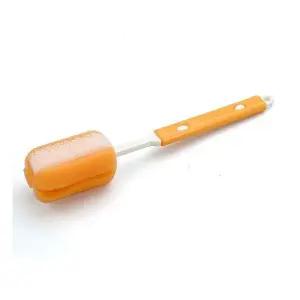 락앤락 젖병 물병 에톰 세척솔 오렌지 깊이 길이 조절 브러쉬