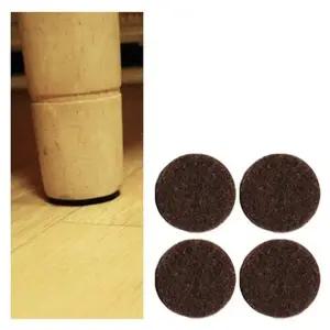 고품질 소음방지패드 펠트 원형 대 브라운 12P 지름38 층간소음매...
