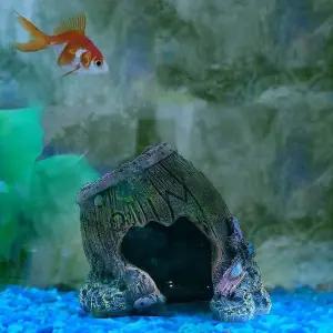 [셀러에이드]수조 장식 나무통 수족관 은신처 아쿠아리움 소품