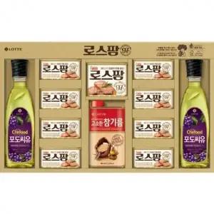 롯데푸드 로스팜97 ECO 포장 롯데햄 명절선물세트 (1-1호) (1호)