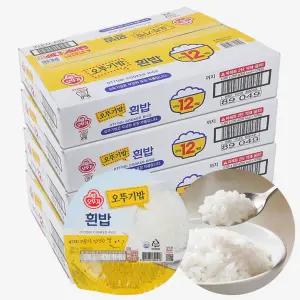 오뚜기 맛있는 밥 210g 48개입 즉석밥 대량구매 (12입X4박스)