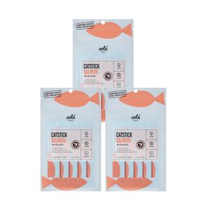 꼬뜨 저염 츄르 캣스틱 연어 60g X 3팩