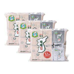지도표성경김 재래 식탁김 4g 12봉 3개(총36봉)