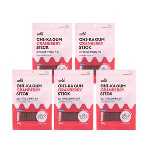 꼬뜨 치카껌 크랜베리(눈건강) 스틱 100g X 5팩
