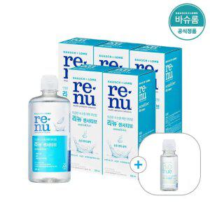 [공식] 바슈롬 리뉴 센서티브 렌즈세척액 355ml x5개 (+60ml선물)