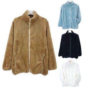 제니유 몽글스 겨울 양털 후리스 집업 점퍼 자켓 남여공용