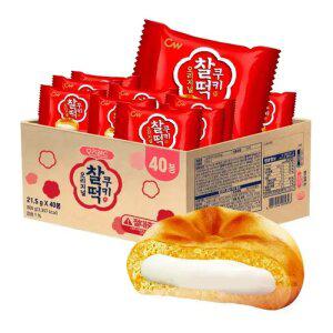 청우 대용량 찰떡쿠키 오리지널 860g 40입
