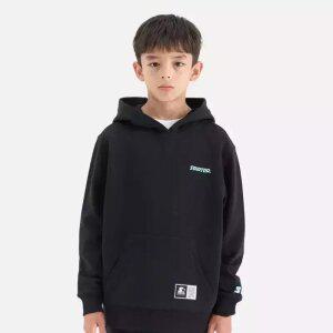 [스타터 블랙라벨 키즈]백 그래픽 후드 (블랙) ST253IHD05_BLK