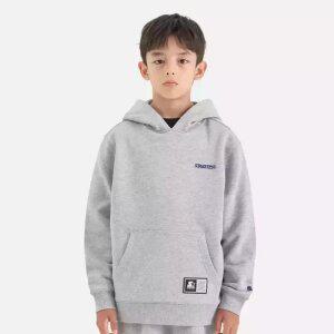 [스타터 블랙라벨 키즈]백 그래픽 후드 (멜란지 그레이) ST253IHD05_MLG