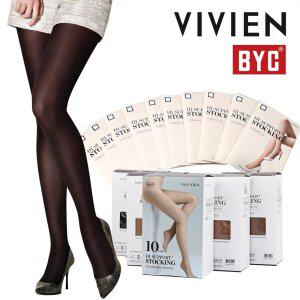 비비안 외 고탄력 팬티 스타킹 벌크 10매 7매 무발 학생 기모 양모 타이즈 겨울 압박
