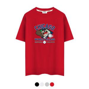 제네브 국내생산 쿨코튼 20수 반팔티셔츠 시카고/M~3XL까지