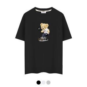 제네브 국내생산 쿨코튼 20수 반팔티셔츠 보드베어/M~3XL까지