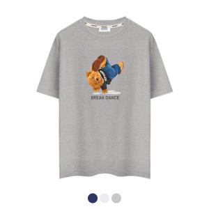 제네브 국내생산 쿨코튼 20수 반팔티셔츠 힙합베어/M~3XL까지