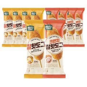 [내일도착] 올반 크런치핫도그 5봉 +찰핫도그 5봉 (총 10봉)