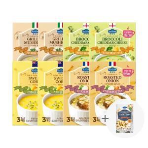 폰타나 지함수프 버라이어티 기획 60g, 8개 + 증정( 프렌치 크루통 갈릭&파슬리 28g,