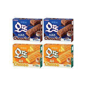 오리온 오뜨 쇼콜라 300g, 2개 + 치즈 288g, 2개