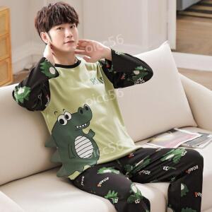 빅사이즈 극세사 바지 상하의 세트 잠옷 커플 남성 실내복 수면