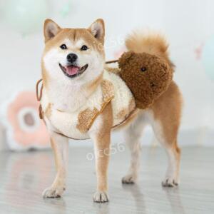 시바견 겨울옷 조끼 양털 강아지 소형견 중형견 산책