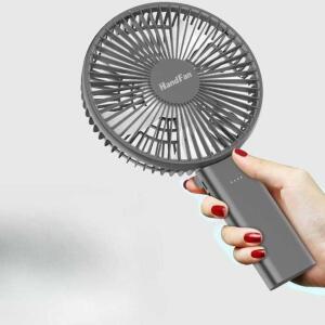 휴대용 대형 손 선풍기 조용한 26시간 지속 접이식 시원 충전식