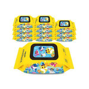 슈퍼대디 엑설런트 센시티브 아기상어 옐로우 휴대용 캡형 20매 12입