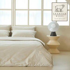 블레스 호주산100% 천연양모 80수 고밀도 면 무봉제 차렵이불/세트(SS)(Q)