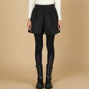 여성 누빔 패딩 밴딩 반바지