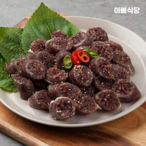 단독구매불가) 아빠식당 찰순대 300g 1팩