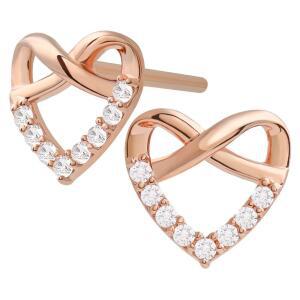 14K 골드필드핀 이어링 하트 프레첼 미니 여성 패션 데일리 심플 원터치 귀걸이