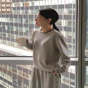 MADE 에브리데이 기모 단가라 티셔츠 (2color)