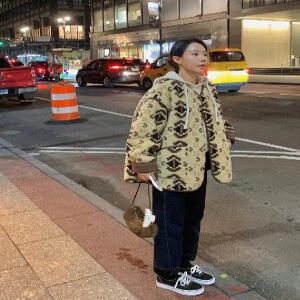 마랑노르딕 우디플라워 양털 무스탕 (one color)