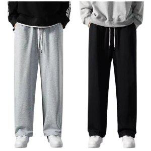 지와이 트레이닝복 겨울 기모바지 조거팬츠 밴딩 츄리닝 남성 운동복 트레이닝 일자와