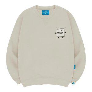 엘라모 기모M 큐티멜로우 맨투맨 남녀공용 빅사이즈 S~4XL