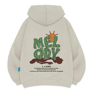 엘라모 기모H 멜로디 후드티 남녀공용 빅사이즈 M~4XL