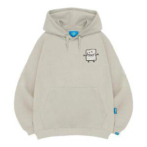 엘라모 기모H 큐티멜로우 후드티 남녀공용 빅사이즈 M~4XL