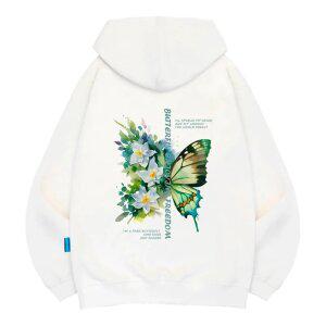 엘라모 기모H 릴리플라이 후드티 남녀공용 빅사이즈 M~4XL