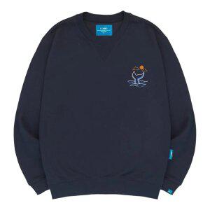 엘라모 기모M 웨일테일 맨투맨 남녀공용 빅사이즈 S~4XL