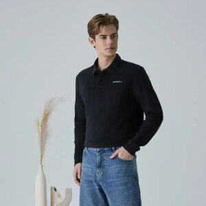 [머렐] 남성 스트레치 기모 긴팔 플리스 카라티셔츠 (D4LS301MBLK-K)