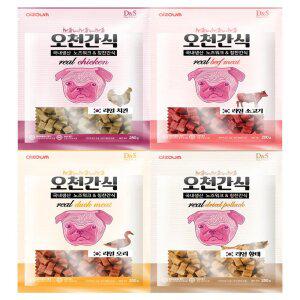 오천간식 리얼 져키 트릿 노즈워크 강아지간식 250g