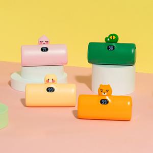카카오프렌즈 빼꼼 도킹형 20W 보조배터리 5000mAh (C타입) 기내반입 가능/KC인증완료