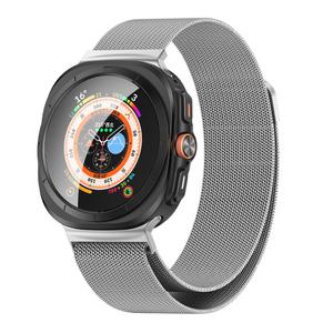 갤럭시워치7 울트라 밀레니즈 루프 스트랩 메탈 밴드 호환 원터치 47mm