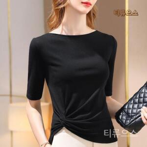 상의 라인댄스복 여성 스포츠 티셔츠 라틴댄스복 반팔 플리스 티류으스