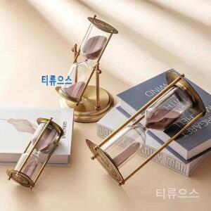 사무실 책상 작은 모래시계 럭셔리 장식품 북유럽 거실 가구 모던 티류으스