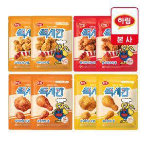 [맥시칸] 치킨 4종 순살/봉 (크리스피, 핫크리스피, 허니버터, 갈릭양념) [4팩]