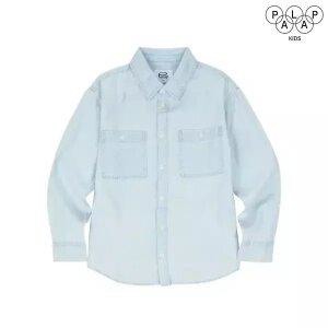 [팔랩키즈] 공용 에센셜 포켓 포인트 데님 셔츠_PK25S3SH049