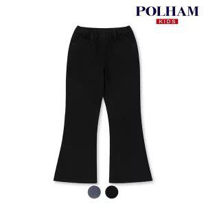 [폴햄키즈] 시그니처 여아 기모 부츠컷 데님 팬츠_PKD4DP2044