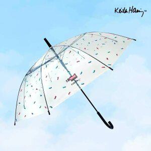 키스해링 납작살대 팝 투명우산 1개+1개