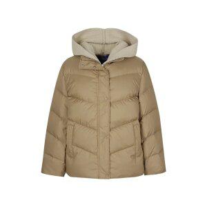 [20%쿠폰+카카오페이7%][올리비아하슬러] 탈부착 니트 후드 다운 점퍼_OHDWDW102